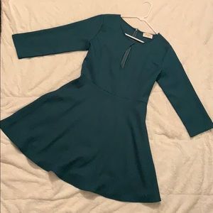 Christmas color green dress!